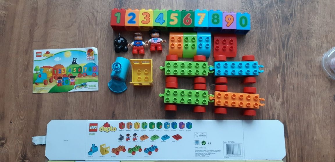 Lego duplo pociąg 10847 wiek 1,5-3