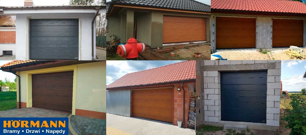 Hormann Brama 4000 x 2250 Przetłoczenia M 10 kolorów do wyboru