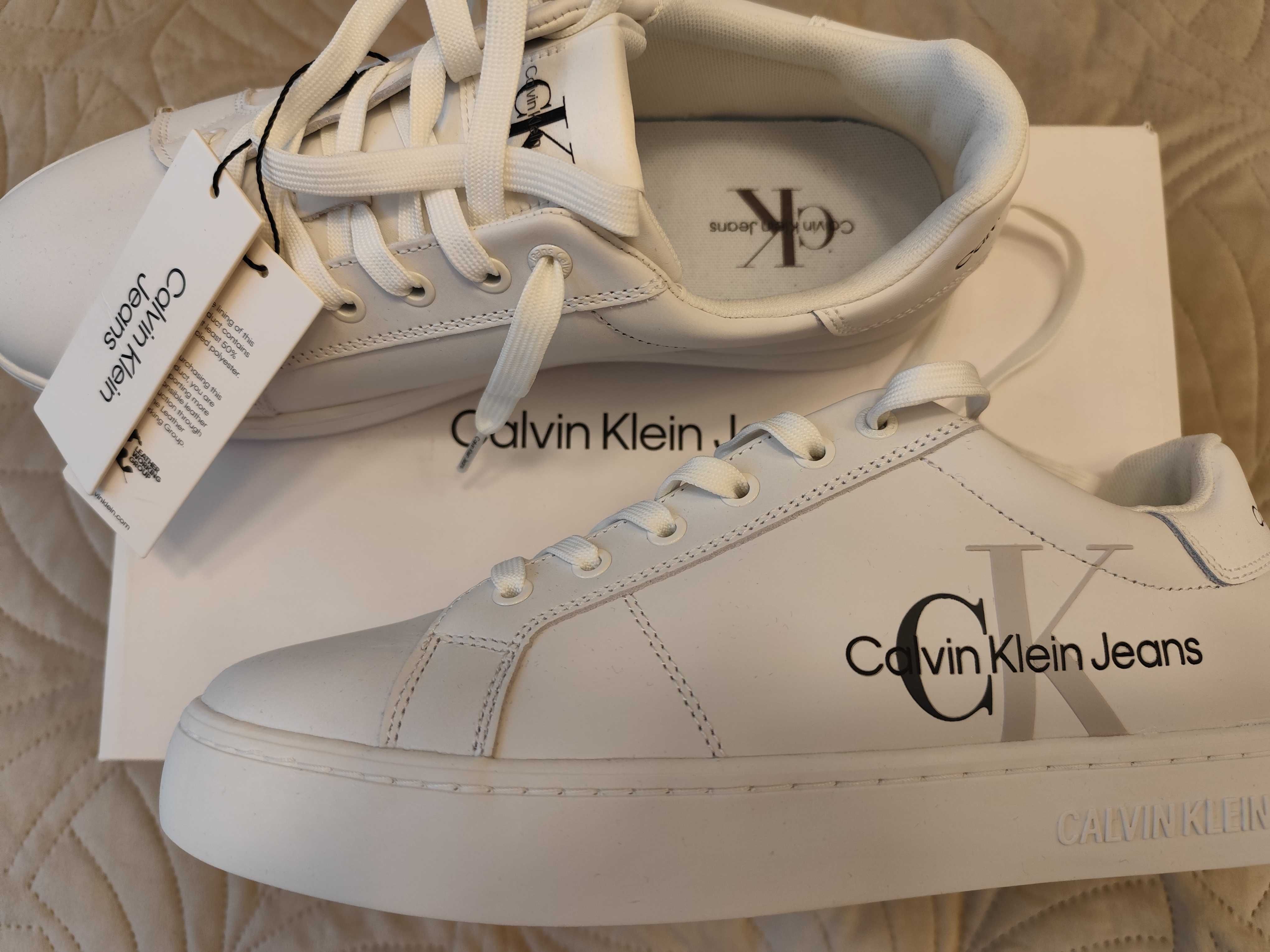 Buty Calvin Klein białe rozmiar 44
