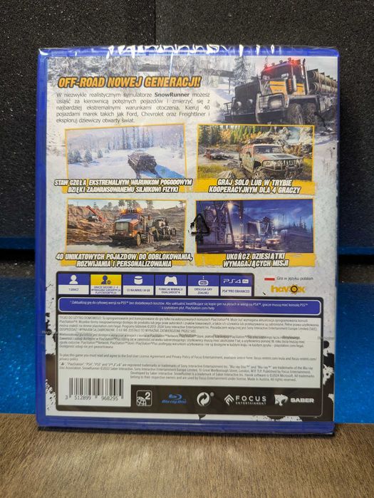 Snowrunner PS4 / PS5 - symulator pojazdów, ciężarówki PL
