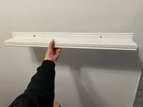Półka Ikea na ścianę biała 75 cm nowa