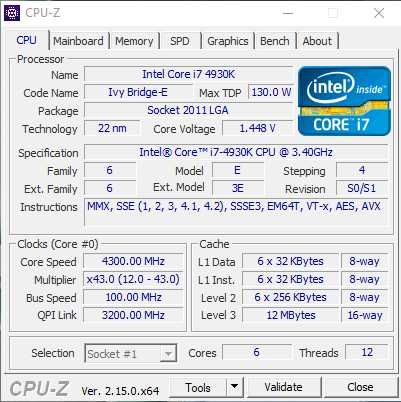 Процесор Intel Core i7-4930K
