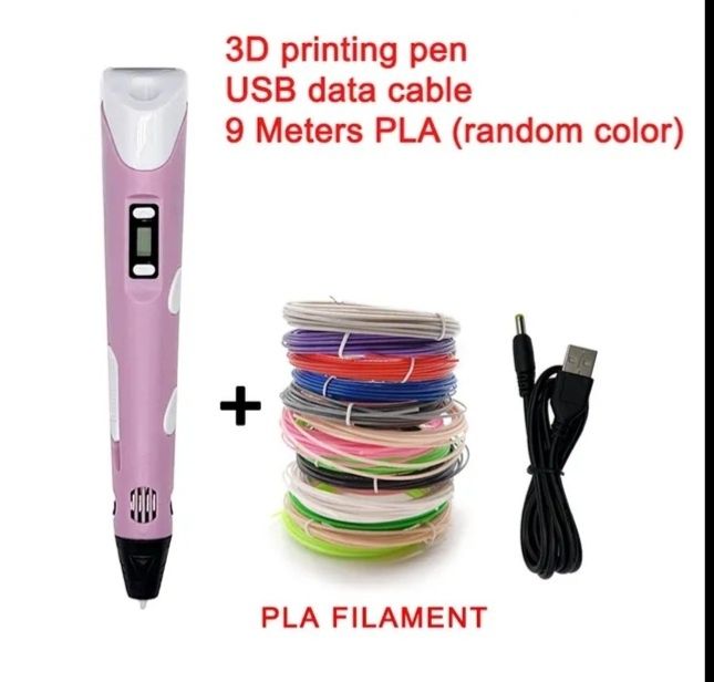 3D ручка плюс 9 метров PLA-ленты