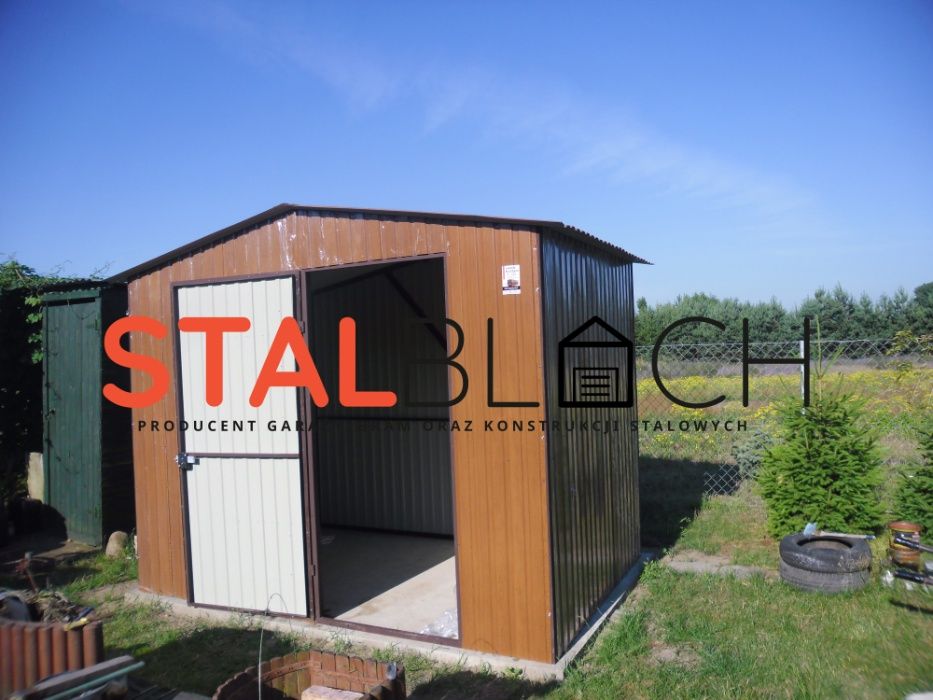 Garaż 3x5 Drewnopodobny