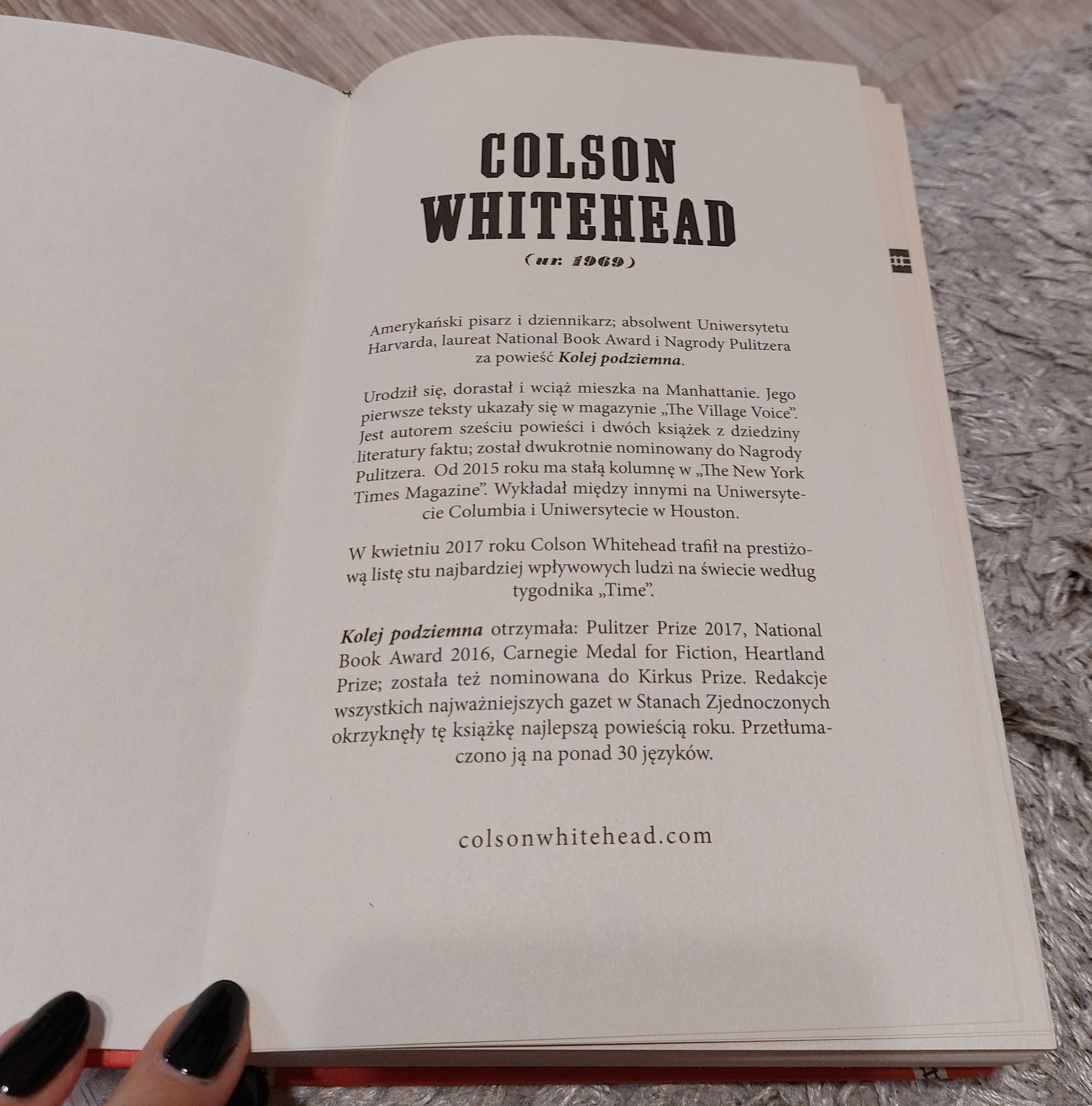 kolej podziemna colson whitehead