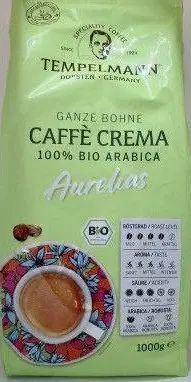 Кава в зернах Tempelmann AURELIAS CAFFE CREMA 1 кг