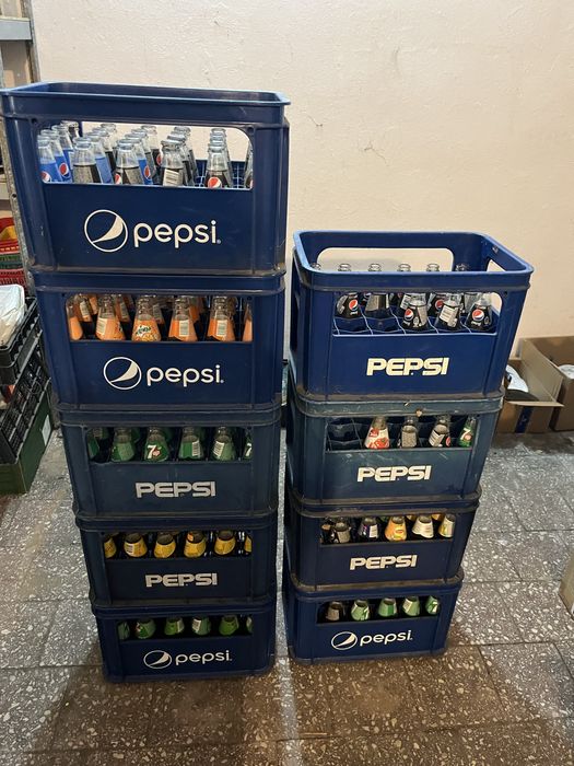 Transportery pepsi z butelkami