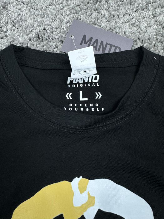 Футболка Manto Classic чорна біла усі розміри манто