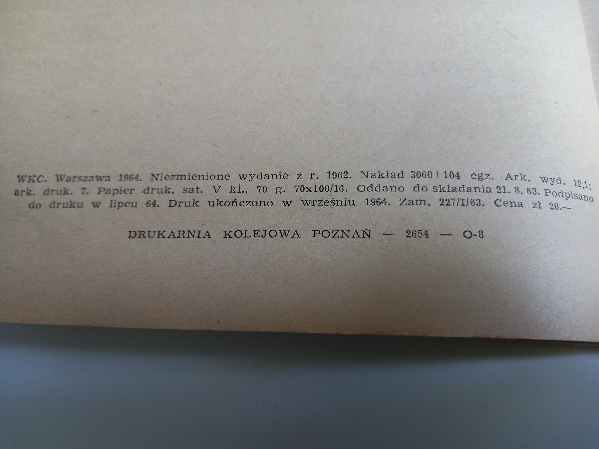 Instrukcja w Sprawie Stosowania Indeksu Materiałowego 1964rok