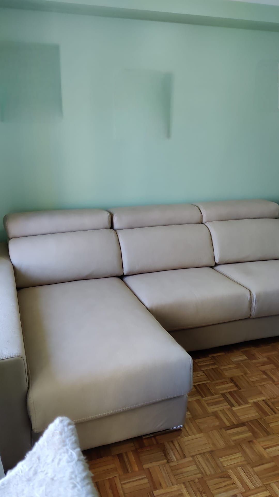Sofa com chaise longue - semi novo