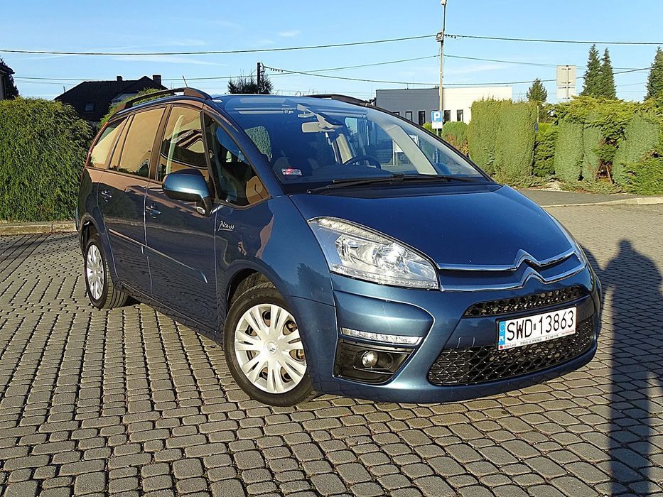 Citroën C4 Grand Picasso LIFT 7-Osobowy LED Klimatronik Bluetooth Czujniki Zarejestrowany Gwara