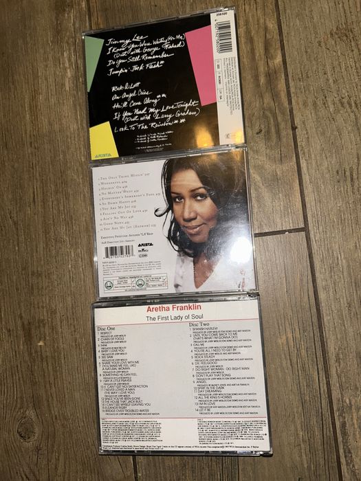Aretha Franklin 3 albumy (4 płyty CD) oryginalne stan bdb cena za kpl