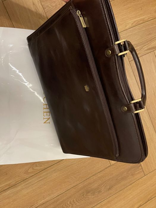 Aktówka brązowa WITTCHEN Arizona skórzana