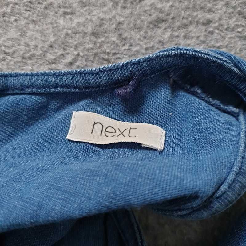 Kombinezon dziewczynka jeans wiązanie Next 98