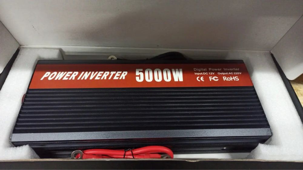 Перетворювач напруги інвертор 5000Вт Power inverter 12V-220V Корея 5кв