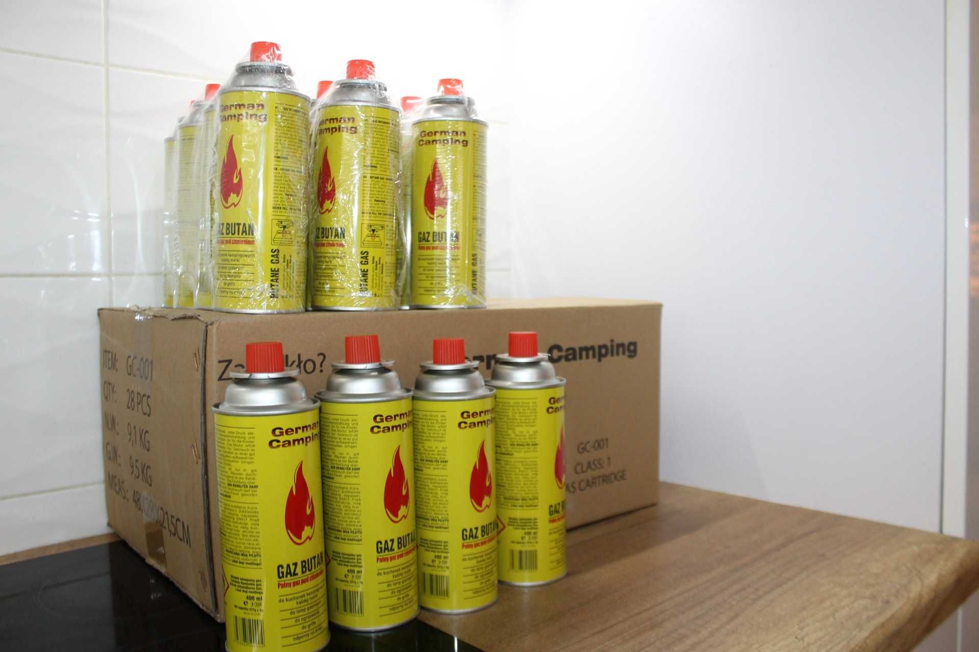 KARTUSZ GAZOWY ALPEN GAZ KUCHENKA nabój kuchenek palników 6x 400ml 227