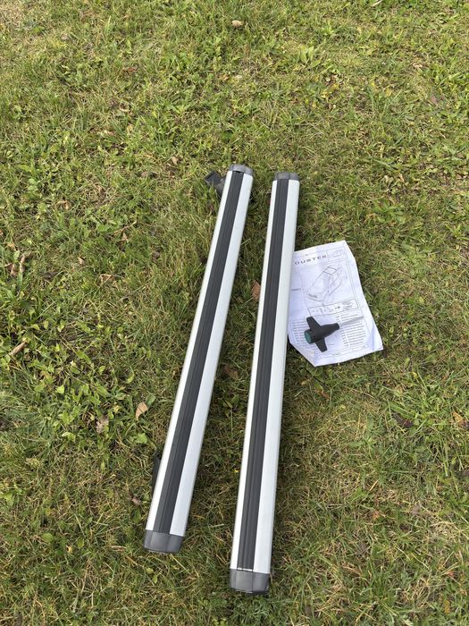 Poprzeczki bagażnik dachowy Dacia Duster HJD  – oryginalne, aluminiowe