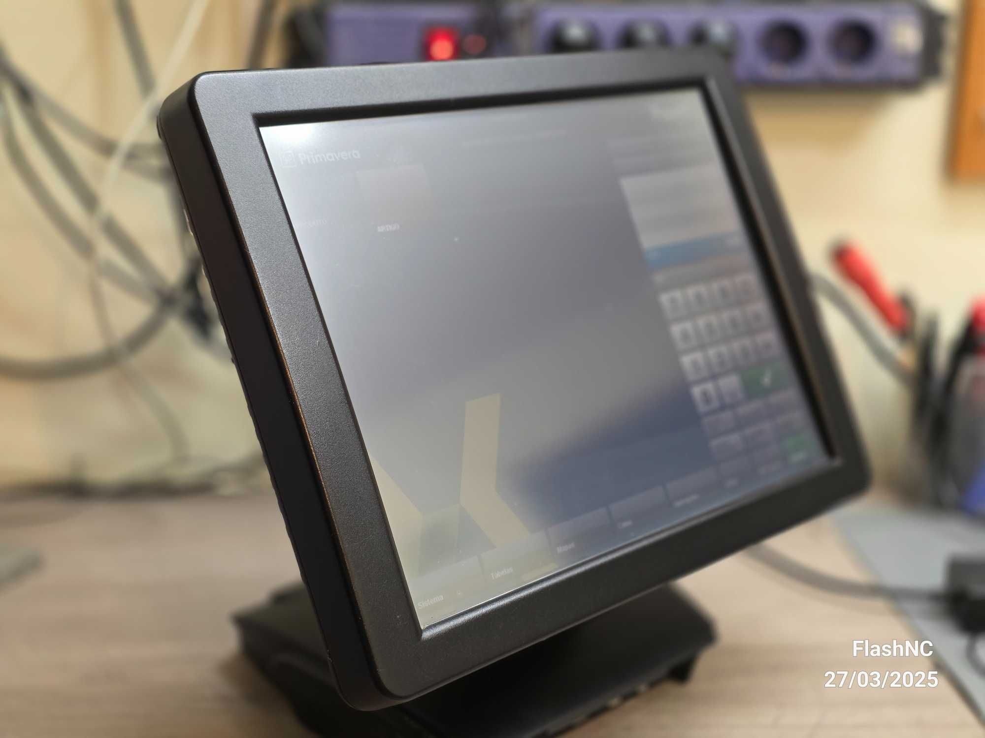 POS 15" Touch Registadora Ponto Venda com software gestão incluido