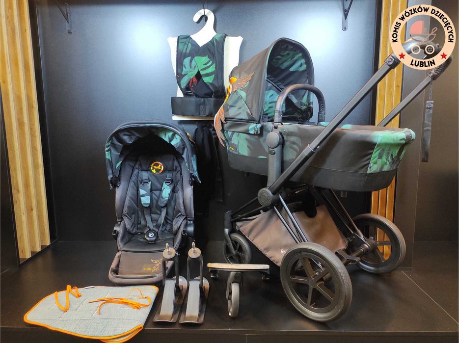 Cybex PRIAM Birds of Paradise wózek głęboko-spacerowy 2w1 + akcesoria