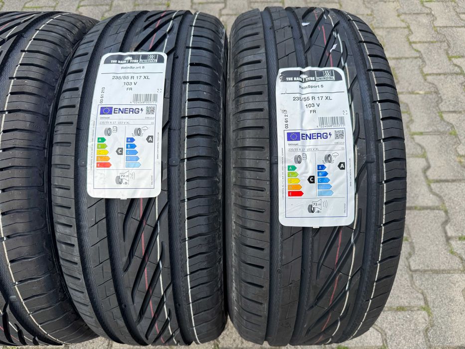4x Nowe opony letnie 235/55r17 103V XL UNIROYAL RainSport 5 (2025r)