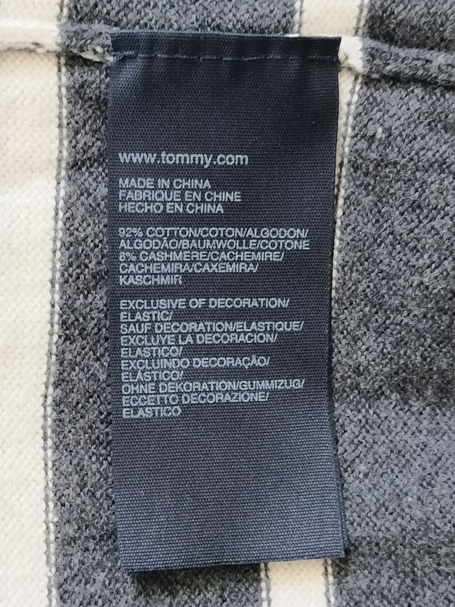 Светр кофта реглан Tommy Hilfiger L (48) cotton cashmere