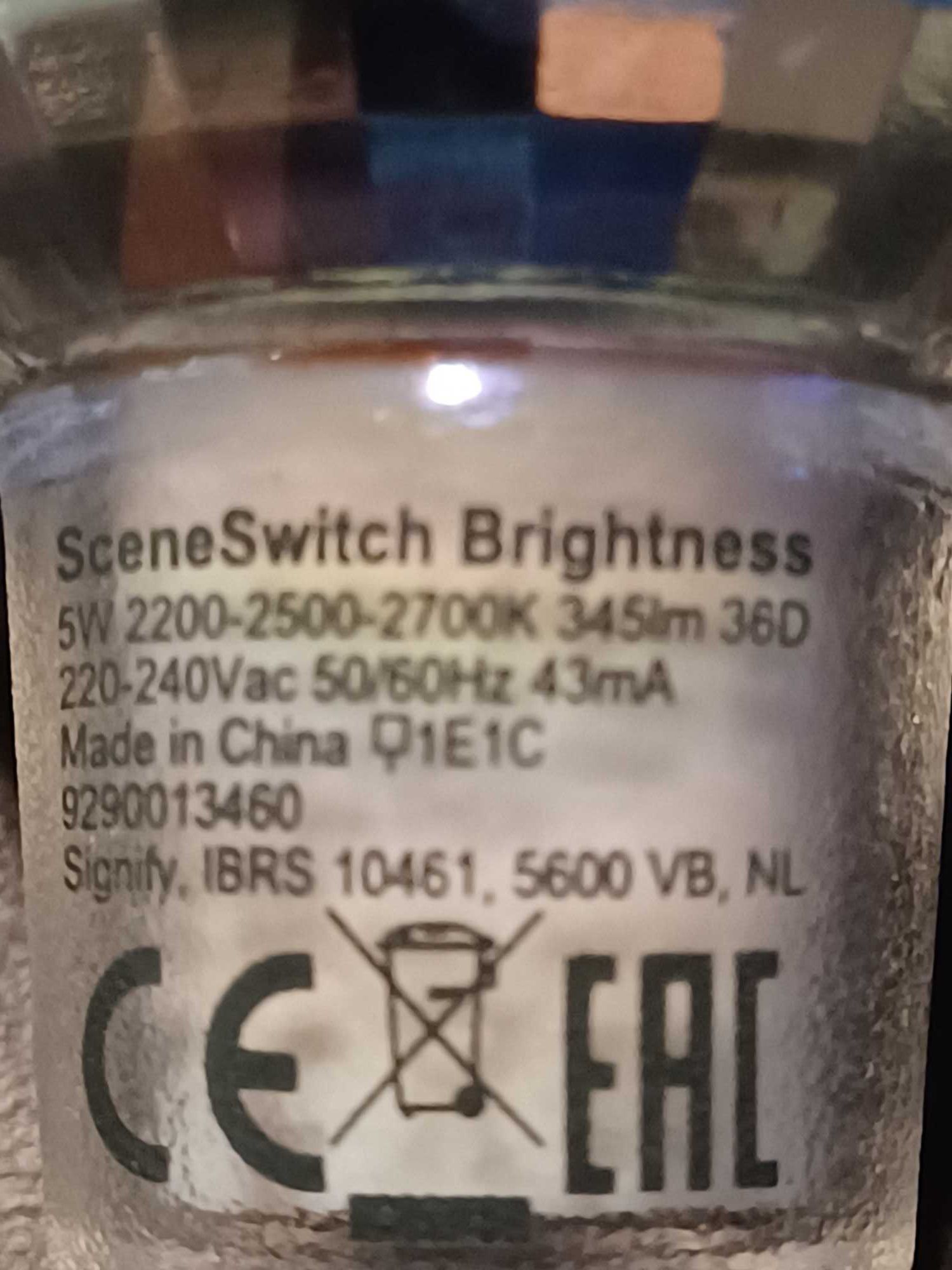Żarówka LED Philips SceneSwitch GU10 5W 345lm 230V