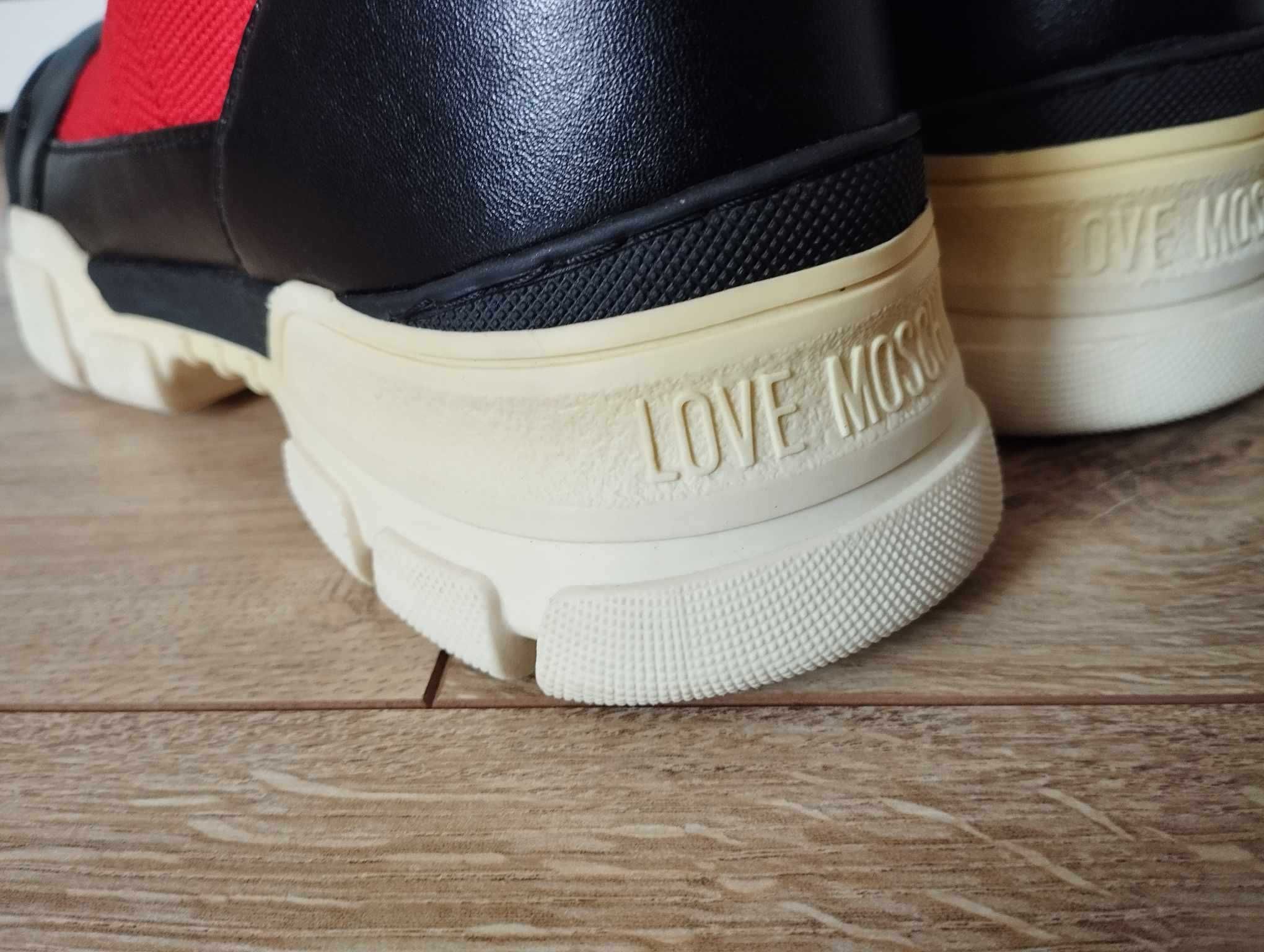 Love Moschino high sneakers buty sportowe 38