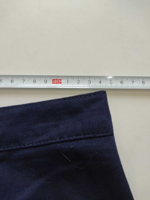 Saia Reta Azul-marinho Com forro handmade Tamanho 46-48