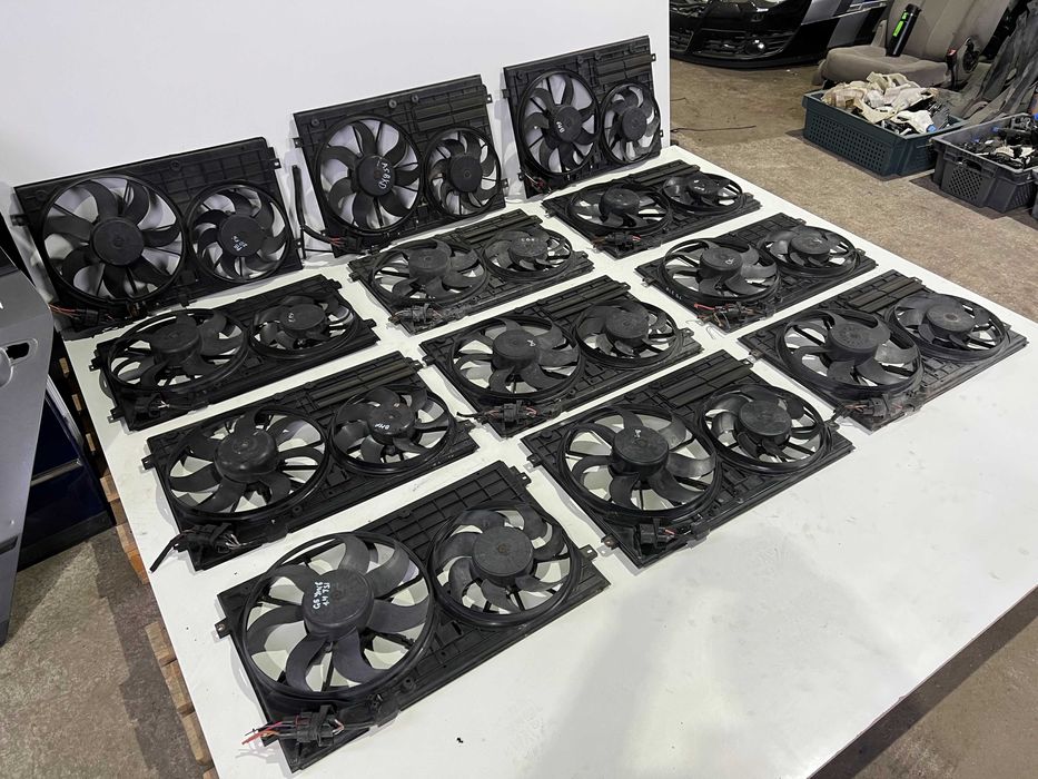 вентилятор пассат б6 б7 сс Golf 5 Touran вентилятор радиатора шкода а5