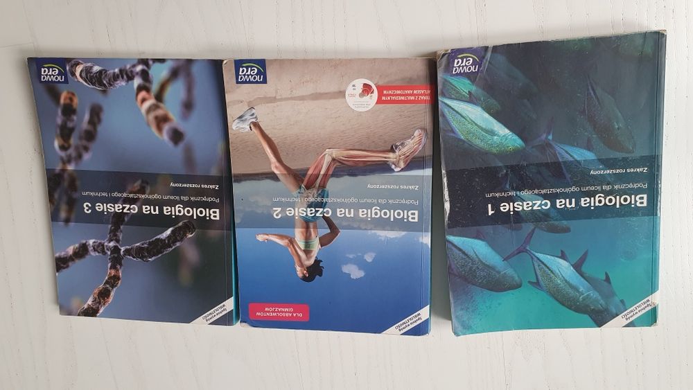 Komplet Biologia na czasie 1 2 3 Nowa Era z rozszerzony
