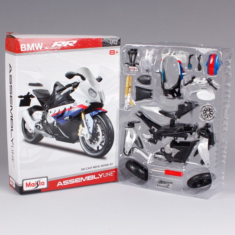 BMW S1000 RR model do składania skala 1:12 Maisto