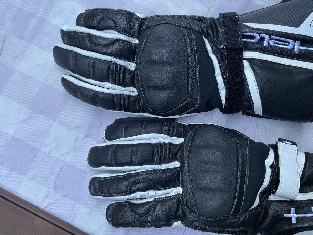 Luvas de mota em pele Held, topo de gama, novas