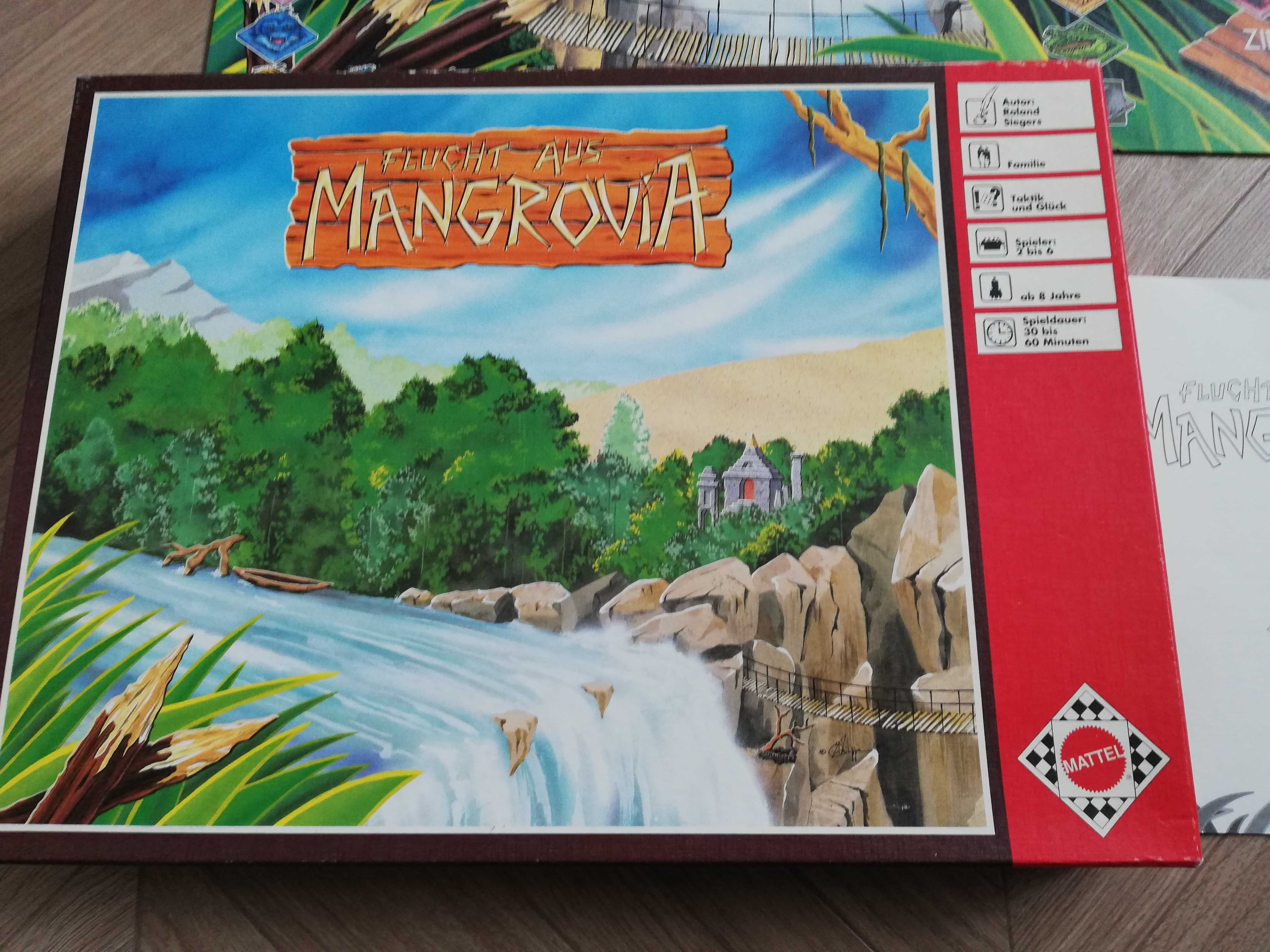 Gra Planszowa Mangrovia Mattel 8+ 1989r