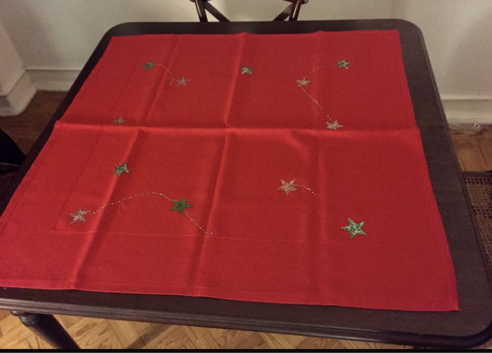 Toalha de Natal encarnada