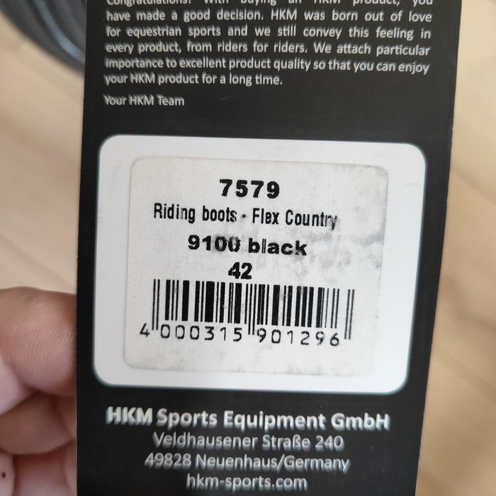 Sprzedam buty jeździeckie zimowe HKM Country Arctic