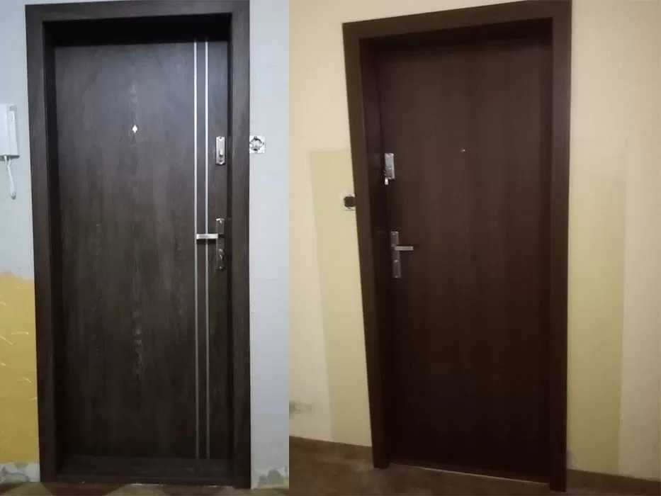 Drzwi Nysa z Montażem - Zewnętrzne Klatkowe Akustyczne Drewniane