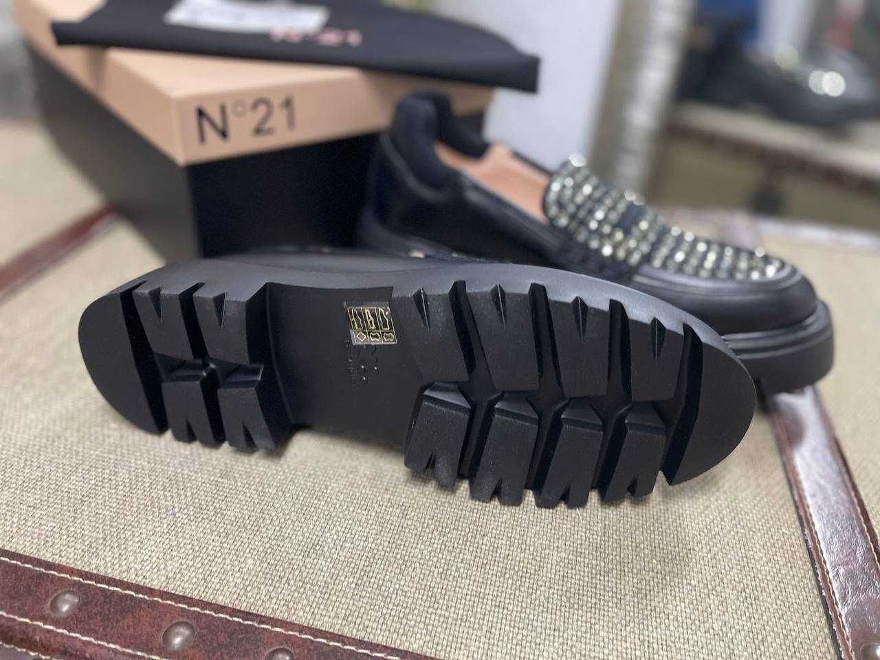 SALE! Оригинал. Стильные. туфли лоферы 40р. N 21 Италия Baldinini