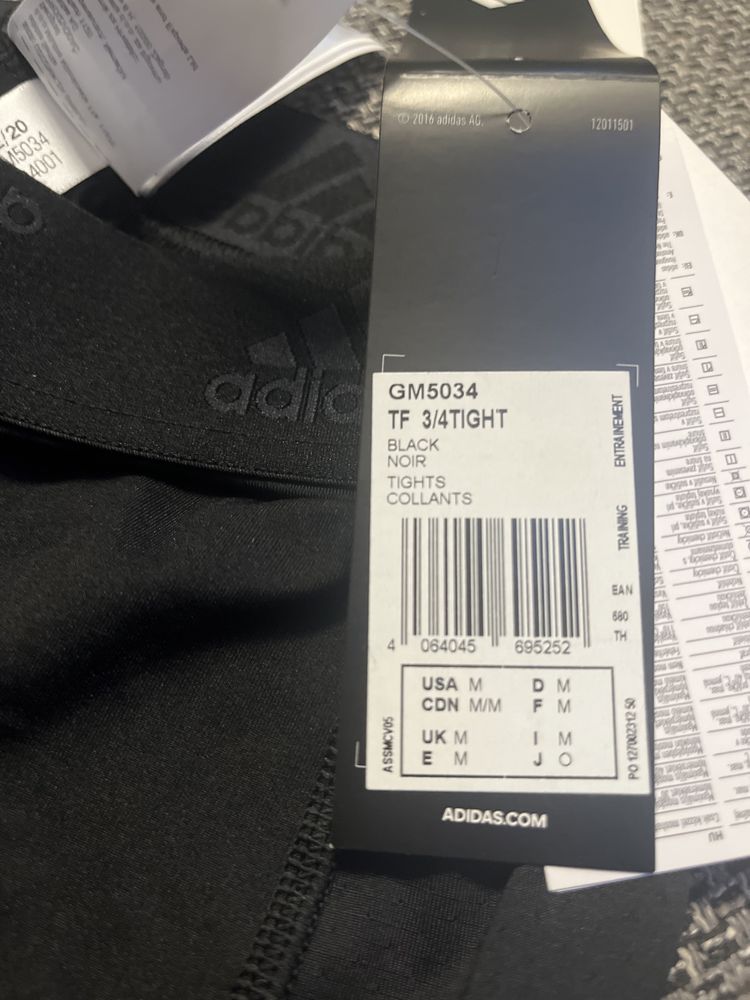 Podspodenki legginsy męskie ADIDAS nowe rozm. M