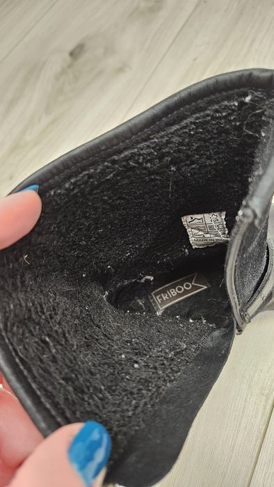 Fribbo kozaki śniegowce botki czarne zimowe 34 czarne
