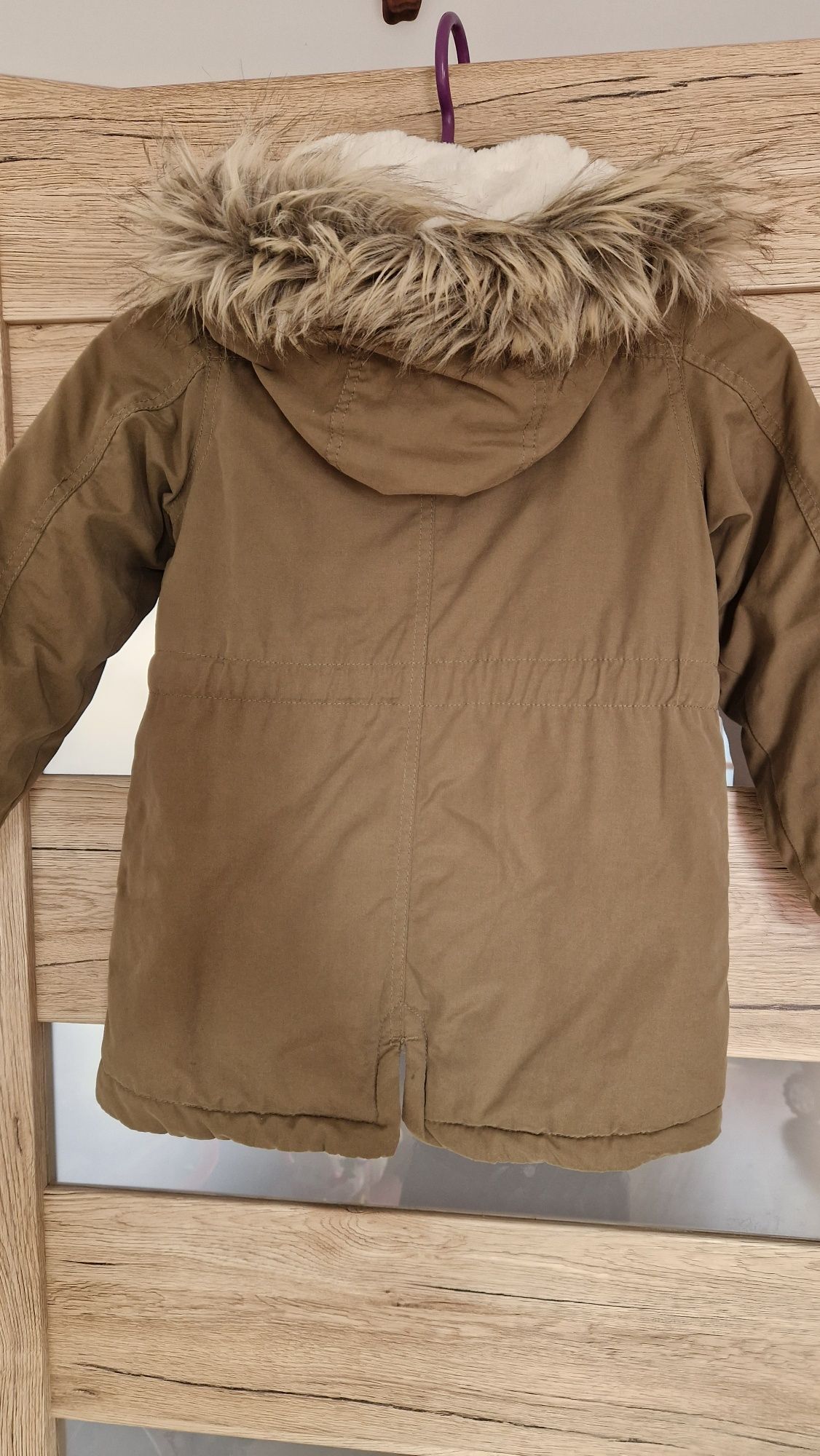 Kurtka parka h&m r.122 płaszczyk khaki