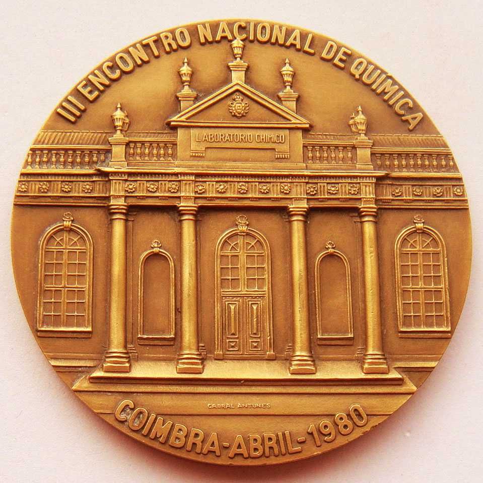 Medalha de Bronze Encontro de Química Coimbra por CABRAL ANTUNES