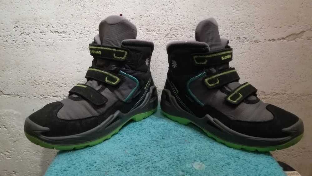 Dziecięce śniegowce LOWA MILO GTX MID r.36 Gore-Tex stan bardzo dobry