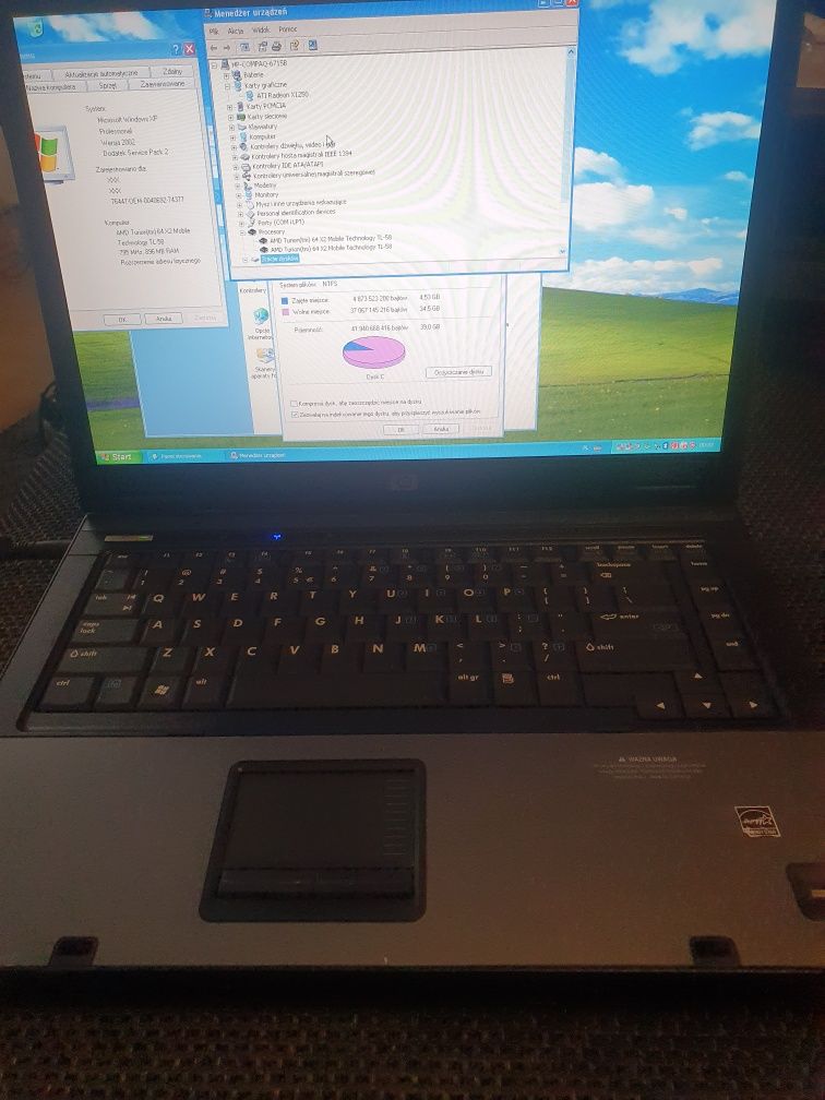 Zestaw 3 laptopów Hp 6715b