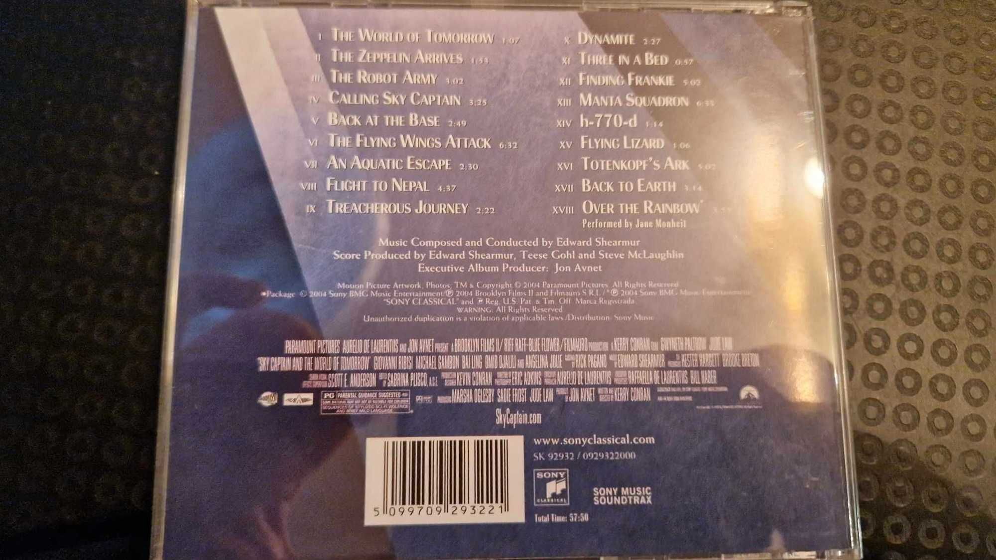 Sky Captain And The World Of Tomorrow Edward Shearmur CD  OST