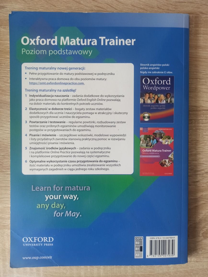 repetytorium Oxford matura Trainer poziom podstawowy