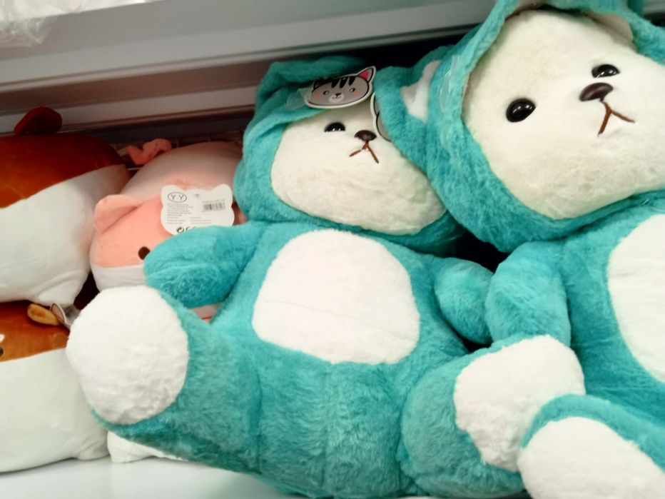 Maskotka miś w ubranku dla dzieci