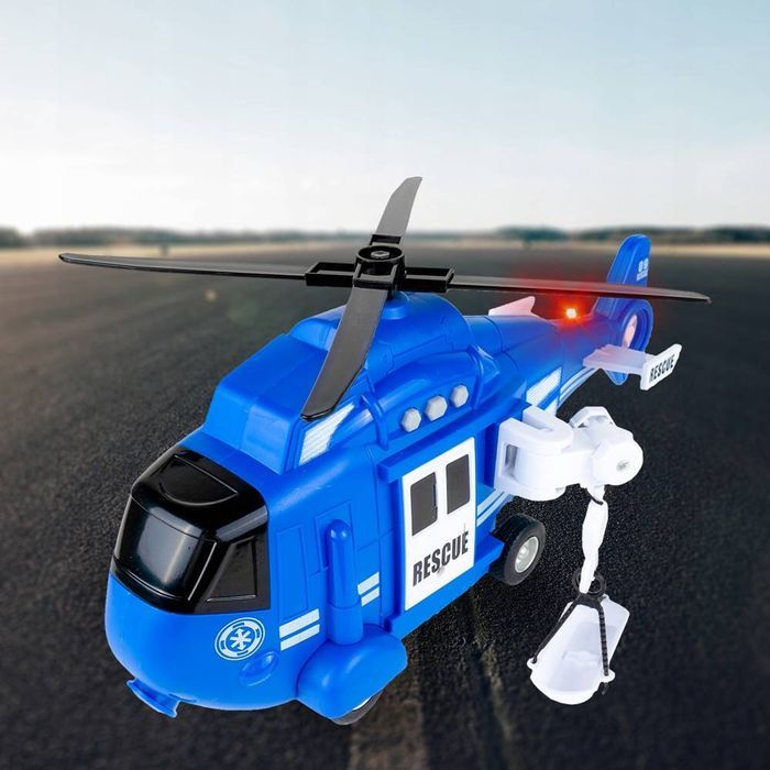 Helikopter Policja 1:16 Dźwięk, Światło Projektor