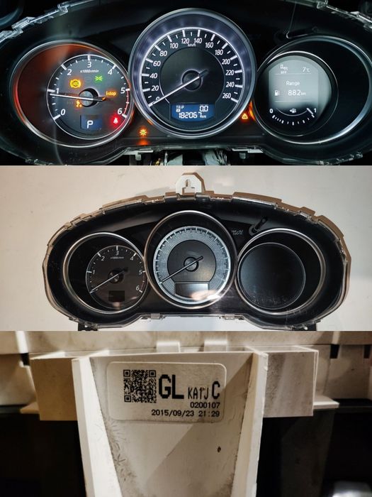 Zegary licznik Mazda Cx5 GLKA1JC Europa C3KP52A GMKA1KB 182067km 16rok