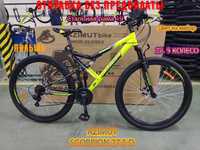 Двухподвесный Велосипед Azimut Scorpion 27.5 D Рама 19 Черно - Желтый