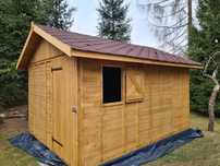 Domek drewniany narzędziowy 3x3m